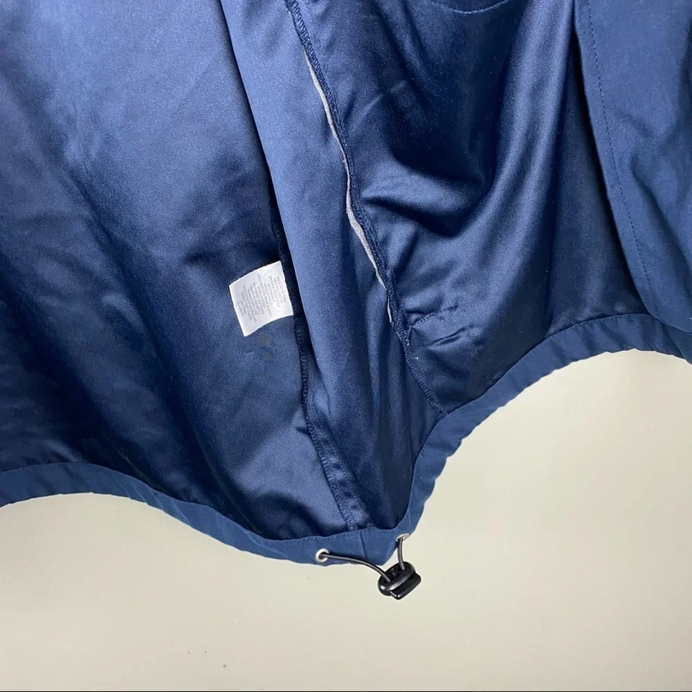 Ashworth: Lightweight Full Zip Up Windbreaker Jacket‎ Navy Blue Size Large